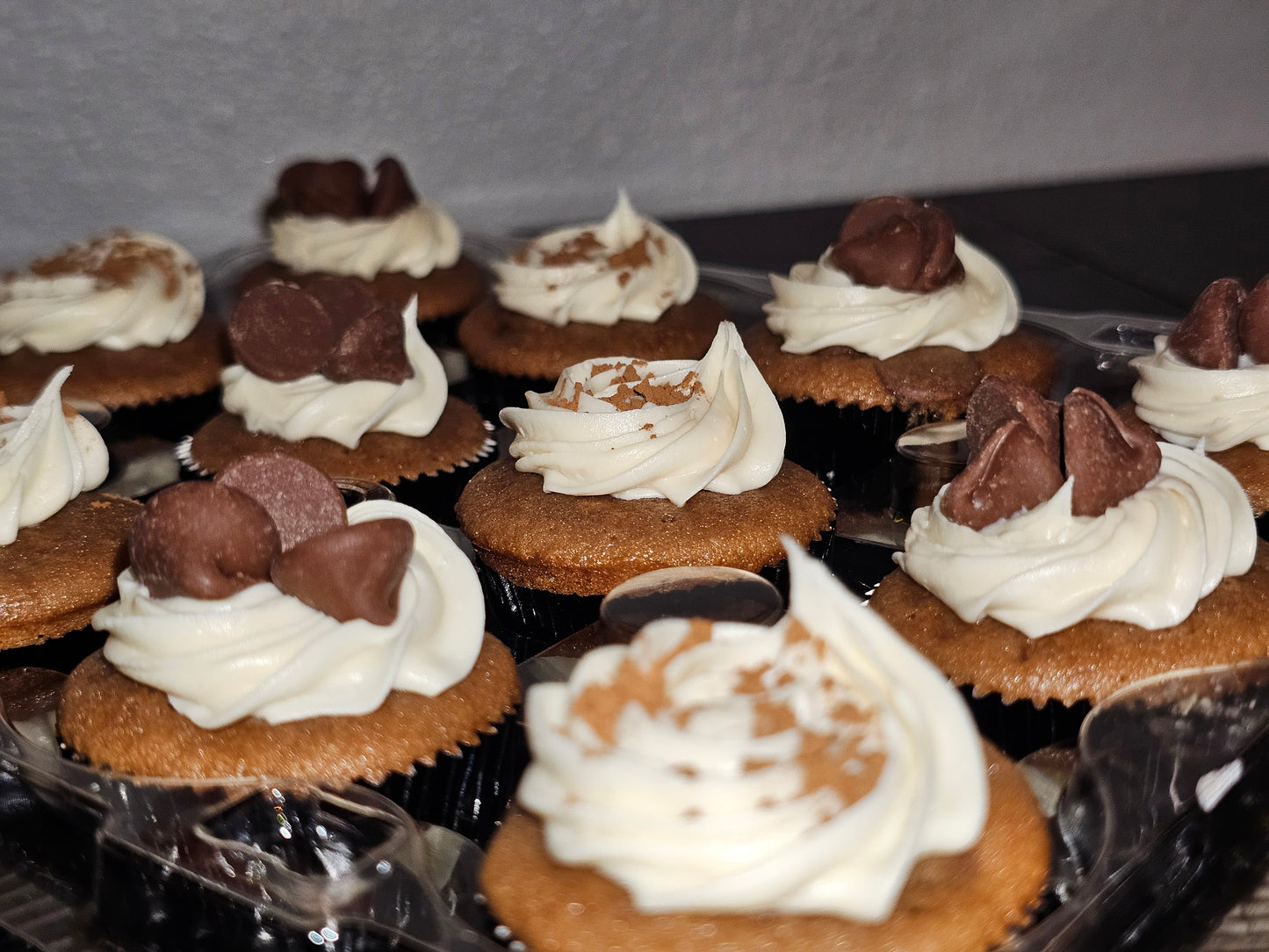 Chocolate Chocolate Chip Pound Cake Mini Muffin 12-pack