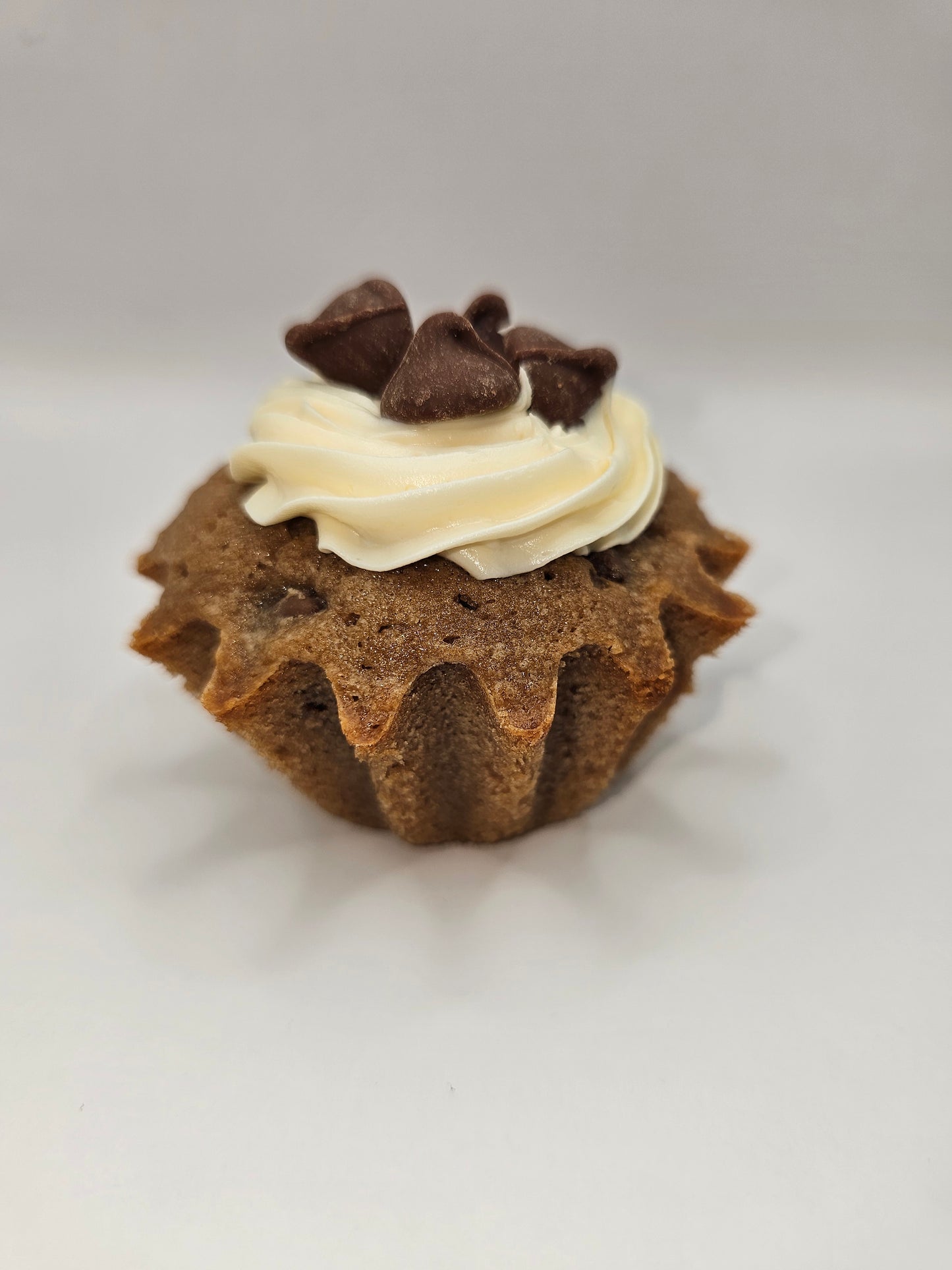 Chocolate Chocolate Chip Pound Cake Muffin