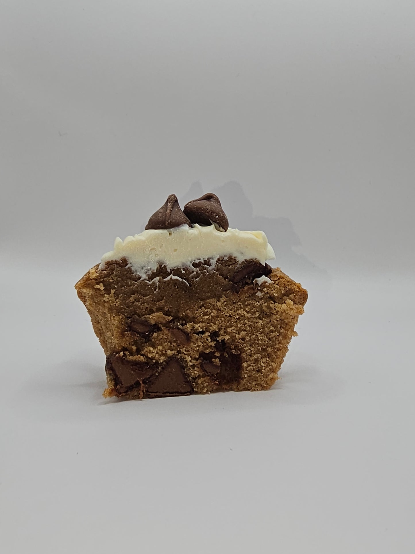 Chocolate Chocolate Chip Pound Cake Muffin
