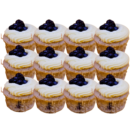 Lemon Blueberry Pound Cake Mini Muffin 12-pack