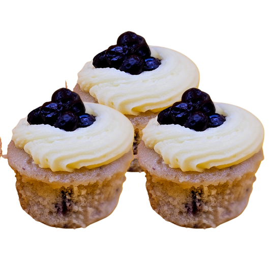 Lemon Blueberry Pound Cake Mini Muffin 3-pack
