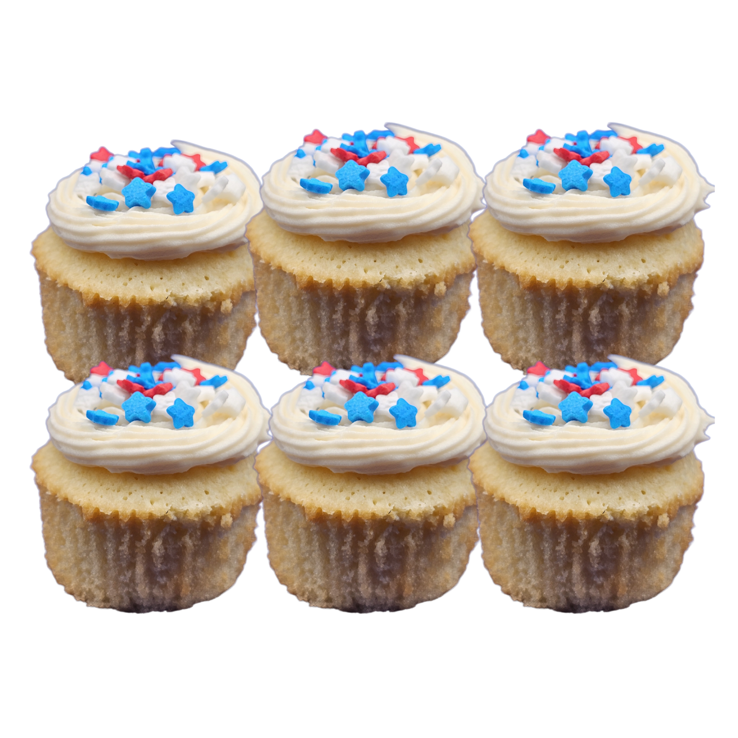Stars Vanilla Pound Cake Mini Muffin 6-pack