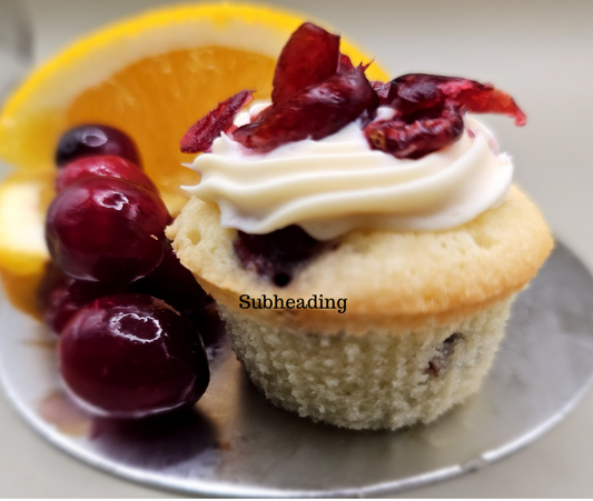Orange Cranberry Pound Cake Mini Muffin 12-pack